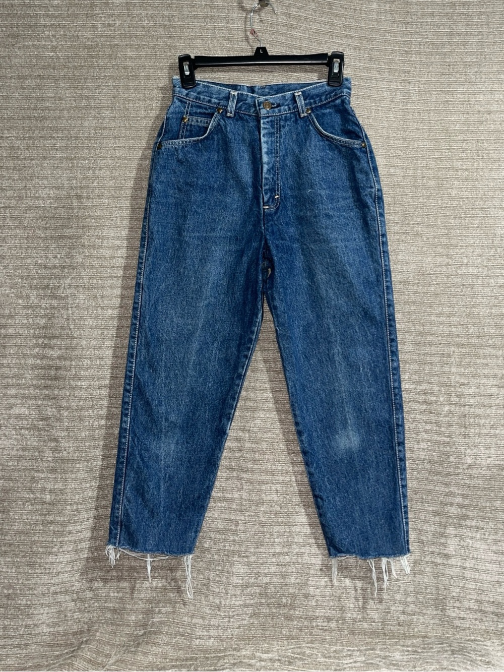 Vintage Levi’s Barrel Leg Cut Off Capri Mom Jeans High Waist Denim Women’s 9 - Picture 5 of 12